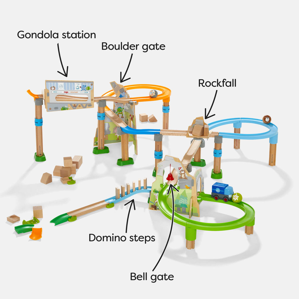 Mountain Adventure Ball Track Set - 88 Pieces
