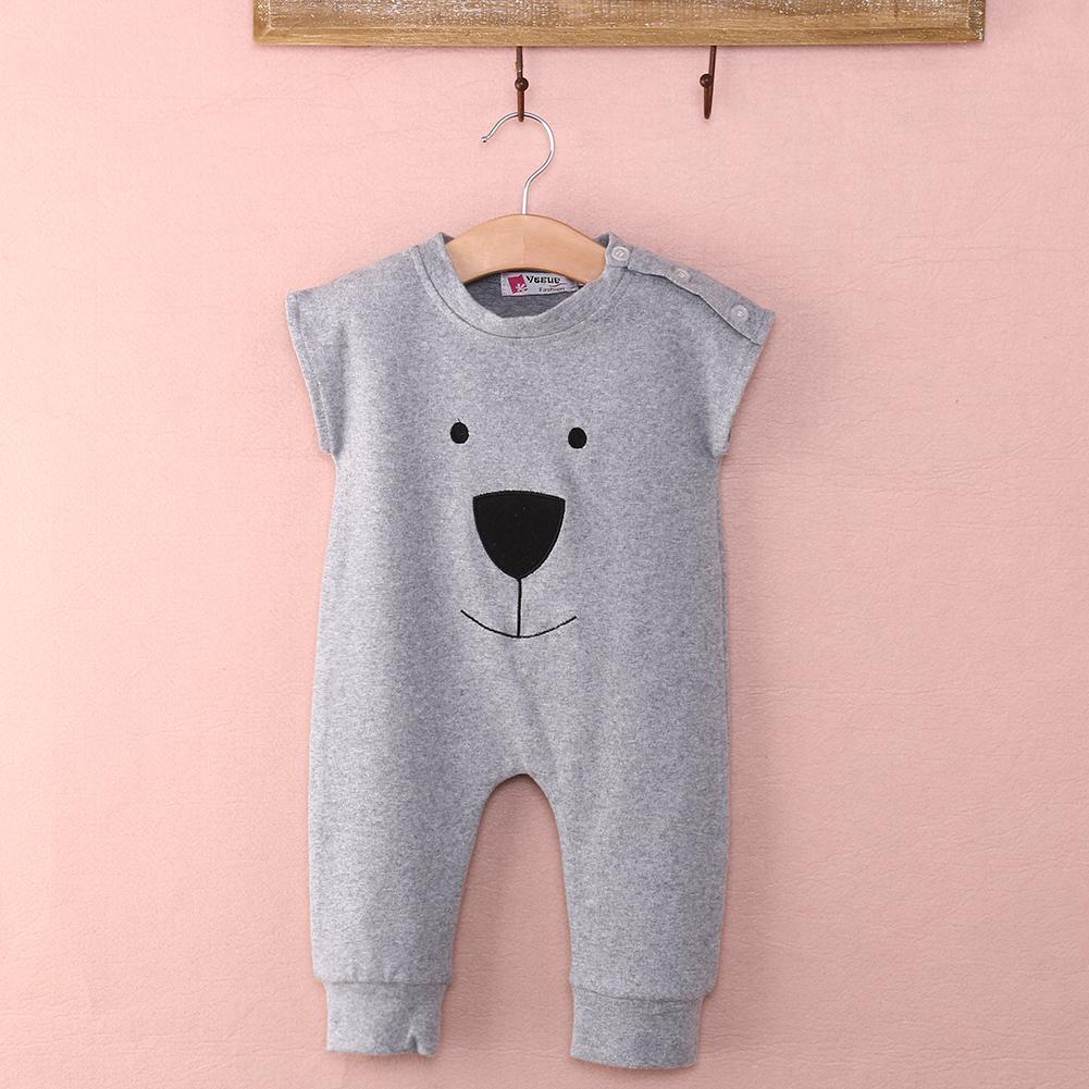 Bear Print Baby Romper - Unisex