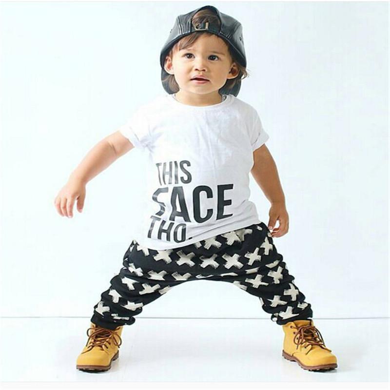 Casual T-Shirt and Pants Outfit for Boys