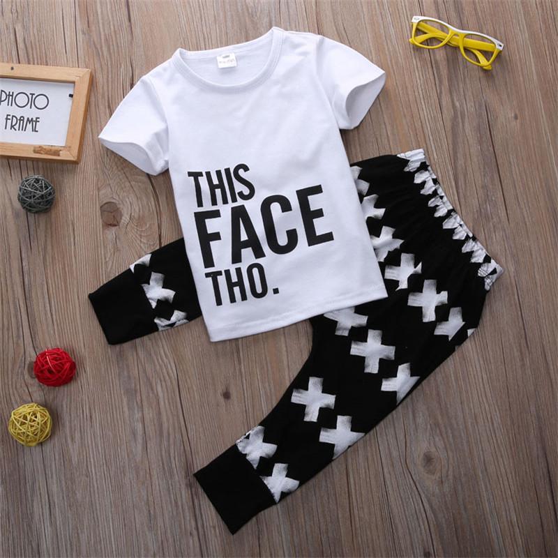Casual T-Shirt and Pants Outfit for Boys