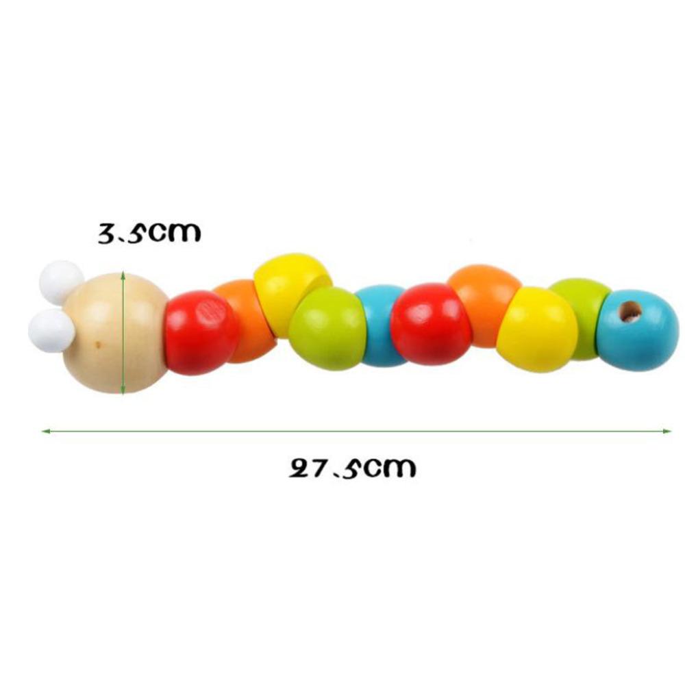 Educational Wooden Caterpillar Toy