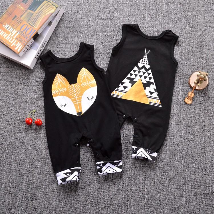 Sleeveless Baby Romper - Unisex