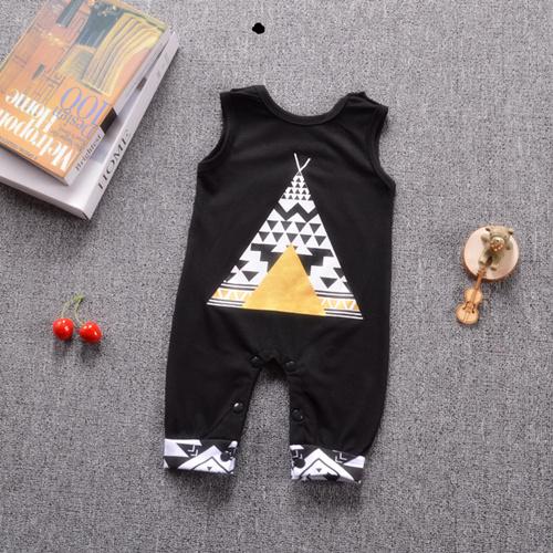 Sleeveless Baby Romper - Unisex