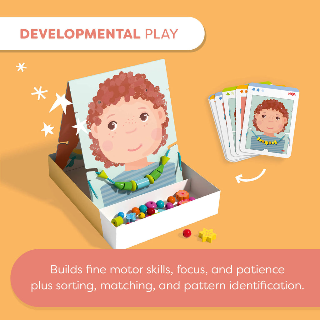 Jewelry Threading Game for Kids Age 3+
